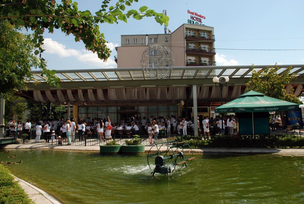 Hotel Bellevue สโกเปีย ร้านอาหาร รูปภาพ